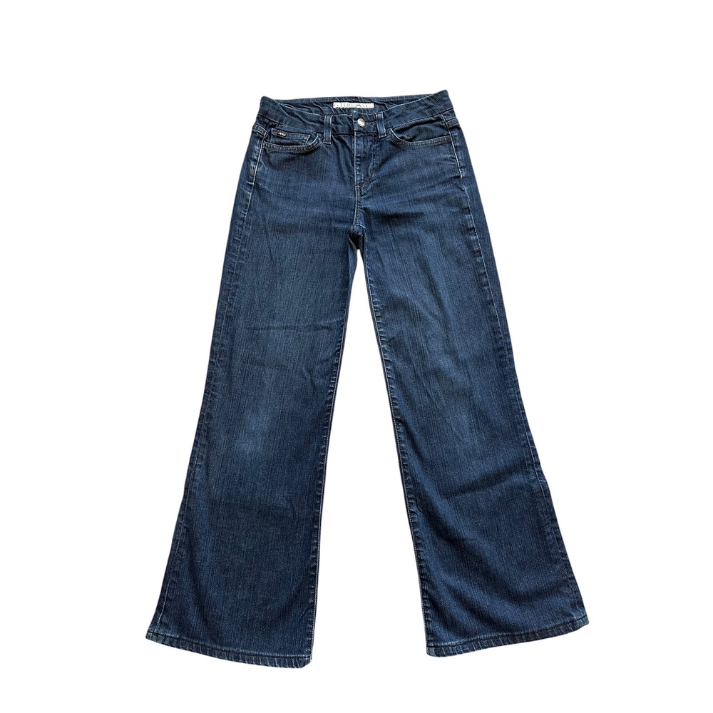 Retro Joe's Jeans Wide Leg Muse Bardot Dark Wash Denim Trousers 26 90s Style